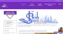 Desktop Screenshot of fleshandspirit.org